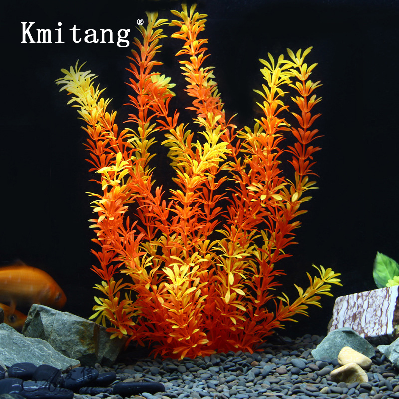 Marine Aquarium - 100cm 열대 식물 대형 인조 수초