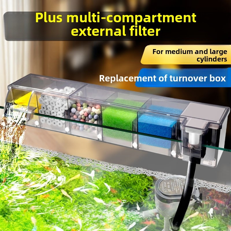 Reef Tank Filter - 다중 챔버 생화학 필터 수족관 상단
