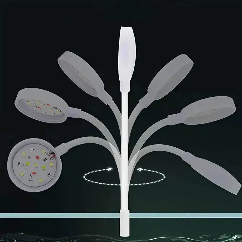 어항 조명 어댑터 포함 LED 클립 온 어항 조명, 소 - Aquarium Marine Lights 리뷰 및 가격