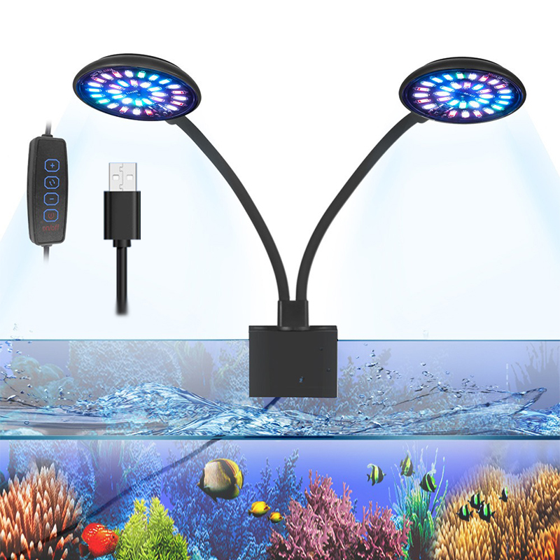 USB 수족관 LED 조명 물고기 탱크 클립 램프 전체 - Aquarium Marine Lights 리뷰 및 가격