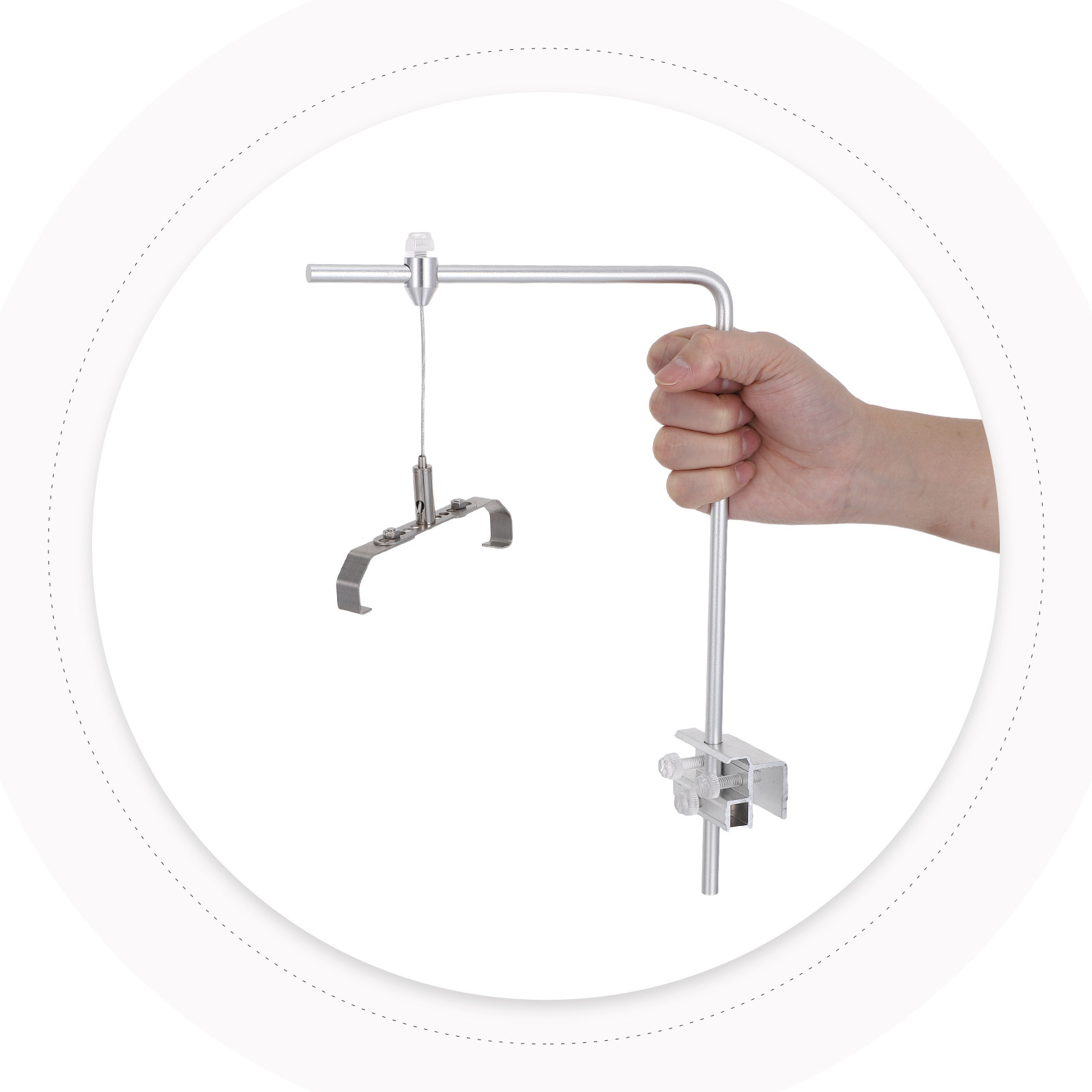 1쌍 조절 가능한 수족관 조명 스탠드, 알루미늄 합금  - Aquarium Marine Lights 리뷰 및 가격